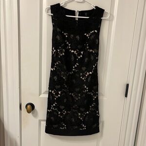 White House Black Market Black Lace Dress